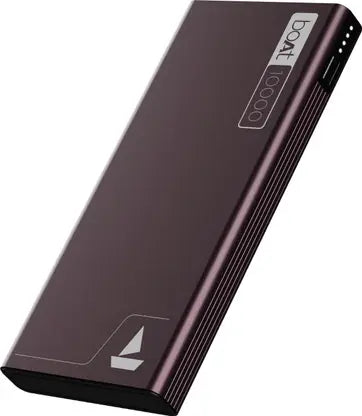 boAt 10000 mAh 22.5 W Power Bank  (Burgundy, Lithium Polymer, Quick Charge 3.0 for Mobile)